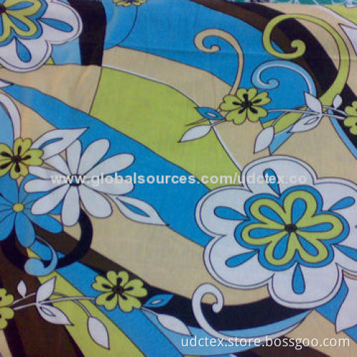 Printed Sheet Fabric, Made of 65 Polyester/35 Cotton or 50/50 CVC